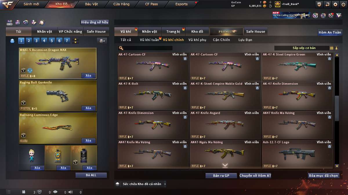 shop acc cf uy tin gia re
